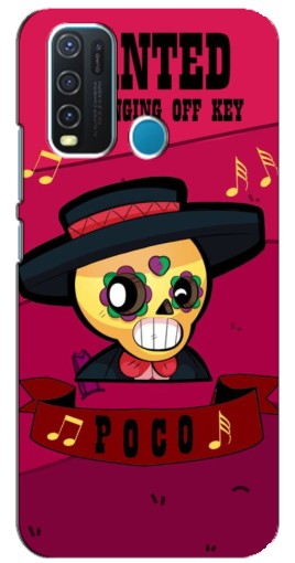 Чехол с принтом "WANTED POCO" для ViVO Y30
