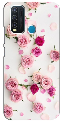 Чехол с картинкой "Яркие розы" для ViVO Y30