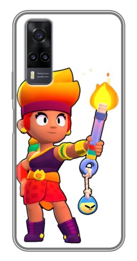 Чехол с печатью "Amber Бравл старс" для ViVO Y31