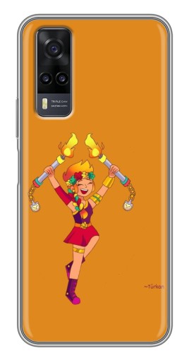 Чехол с принтом "Амбер ликует" для ViVO Y31