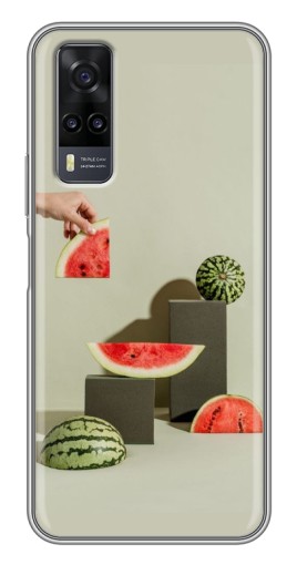 Чехол с картинкой "Арт Арбузы" для ViVO Y31