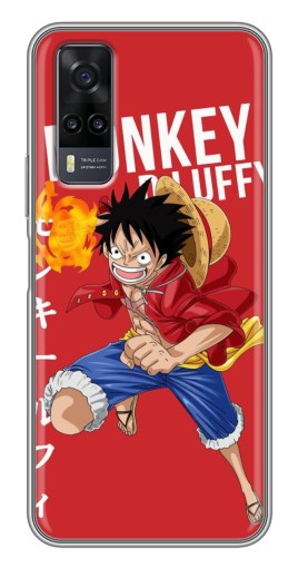Силиконовый чехол с изображением "Атакующий D Luffy" для ViVO Y31