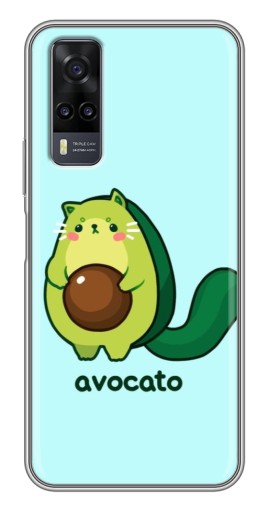 Силиконовый чехол с изображением "Avocato" для ViVO Y31