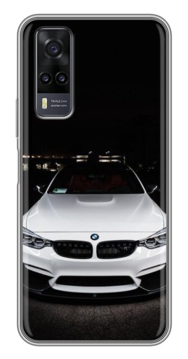 Силиконовый чехол с изображением "Белая БМВ" для ViVO Y31