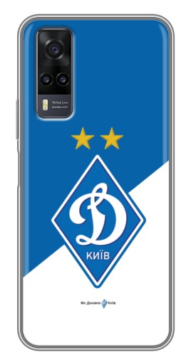 Чехол с печатью "Бело-синий Динамо" для ViVO Y31