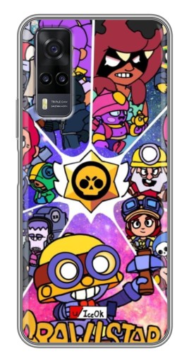 Силиконовый чехол с изображением "Brawl заставка" для ViVO Y31
