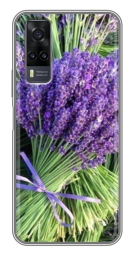 Чехол с печатью "Букет лаванды" для ViVO Y31