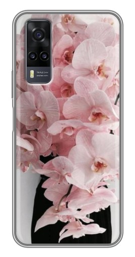 Чехол с печатью "Букет орхидеи" для ViVO Y31