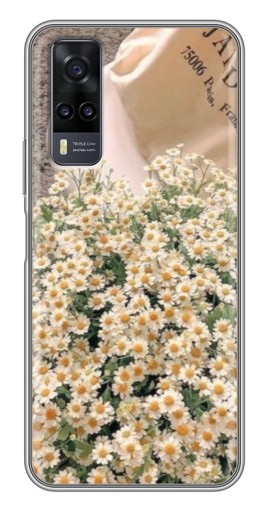 Чехол с печатью "Букет ромашек" для ViVO Y31