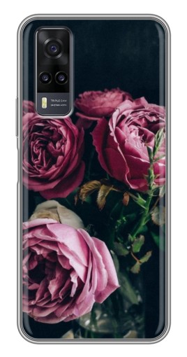 Чехол с картинкой "Букет роз" для ViVO Y31