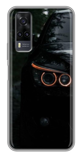 Силиконовый чехол с изображением "Черный БМВ" для ViVO Y31