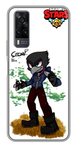Чехол с картинкой "Crow" для ViVO Y31