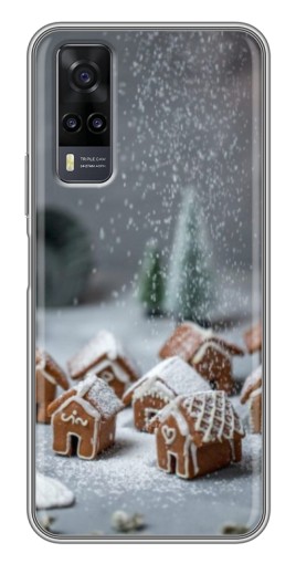 Силиконовый чехол с изображением "Домики из пряников" для ViVO Y31