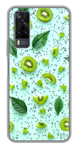 Силиконовый чехол с изображением "Фон киви" для ViVO Y31