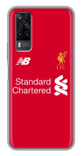 Силиконовый чехол с изображением "Форма Liverpool" для ViVO Y31