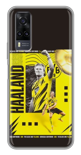 Силиконовый чехол с изображением "Golden Haaland" для ViVO Y31