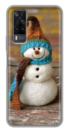 Чехол с принтом "Игрушечный снеговик" для ViVO Y31