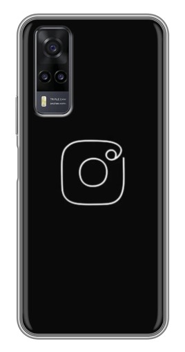 Силиконовый чехол с изображением "Инстаграм" для ViVO Y31