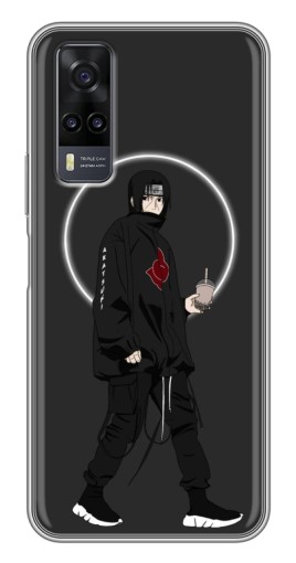 Чехол с картинкой "Итачи с напитком" для ViVO Y31
