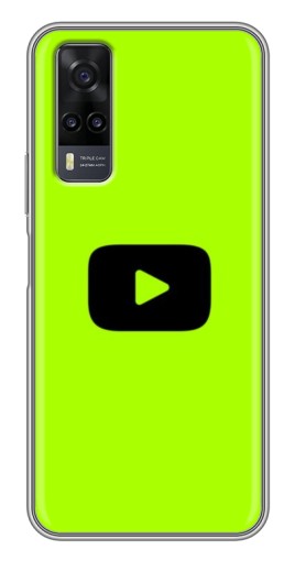 Чехол с картинкой "Кнопка Ютуба" для ViVO Y31