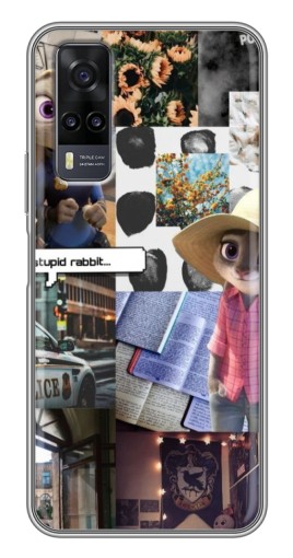 Силиконовый чехол с изображением "Коллаж Джуди" для ViVO Y31