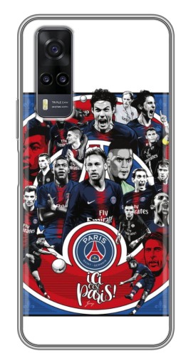 Чехол с печатью "Команда PSG" для ViVO Y31