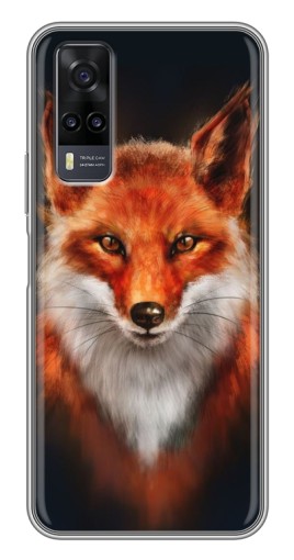 Силиконовый чехол с изображением "Красивая лиса" для ViVO Y31