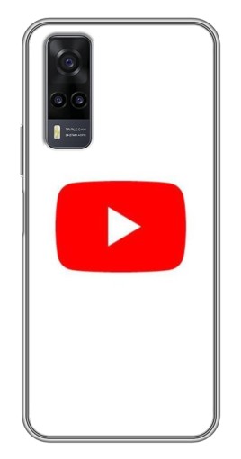 Чехол с картинкой "Красная кнопка" для ViVO Y31