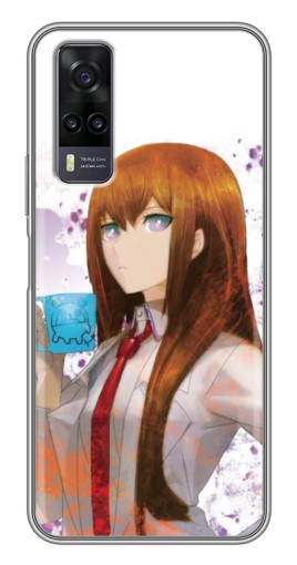 Силиконовый чехол с изображением "Курису с чашкой" для ViVO Y31