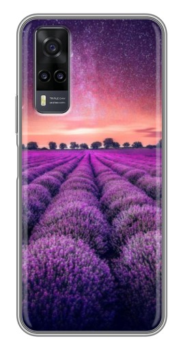 Чехол с картинкой "Лавандовое поле" для ViVO Y31