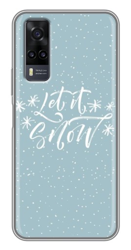 Чехол с печатью "Let it Snow" для ViVO Y31