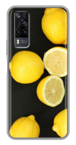 Силиконовый чехол с изображением "Лимонный стиль" для ViVO Y31