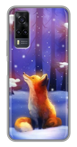 Чехол с принтом "Лисичка в лесу" для ViVO Y31