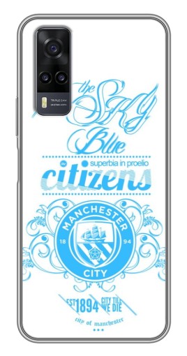 Силиконовый чехол с изображением "Лого Man Sity" для ViVO Y31