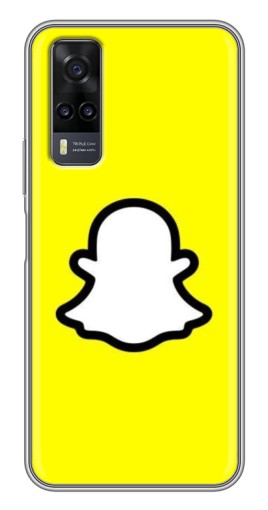 Чехол с печатью "Лого Snapchat" для ViVO Y31