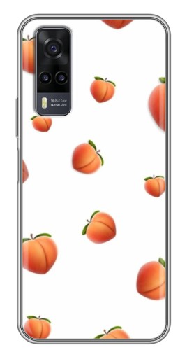 Силиконовый чехол с изображением "Маленькие персики" для ViVO Y31