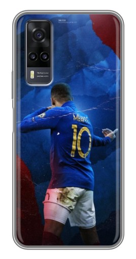 Чехол с печатью "Мбаппе в Франции" для ViVO Y31