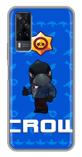 Чехол с принтом "Медаль Crow" для ViVO Y31