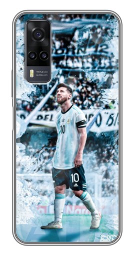 Силиконовый чехол с изображением "Месси в Аргентине" для ViVO Y31