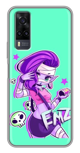 Силиконовый чехол с изображением "Милая Emz" для ViVO Y31