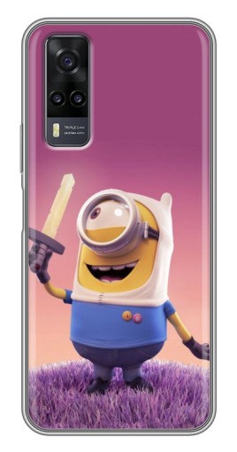 Силиконовый чехол с изображением "Миньон с мечом" для ViVO Y31