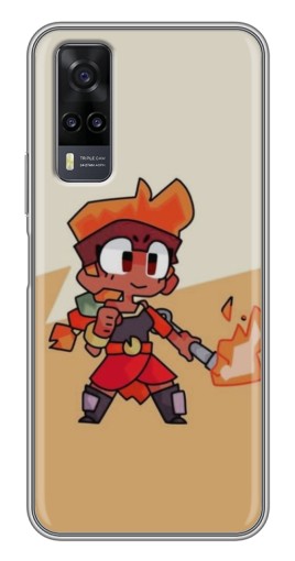 Чехол с картинкой "Нарисованная Amber" для ViVO Y31
