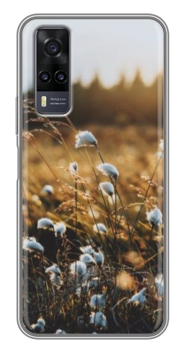 Чехол с печатью "Нежные полевые цветы" для ViVO Y31