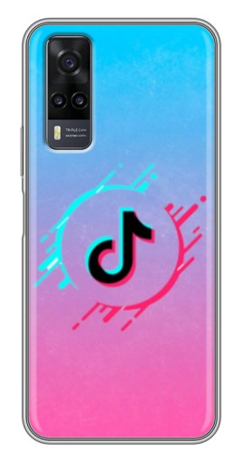 Чехол с печатью "Нота ТикТок" для ViVO Y31