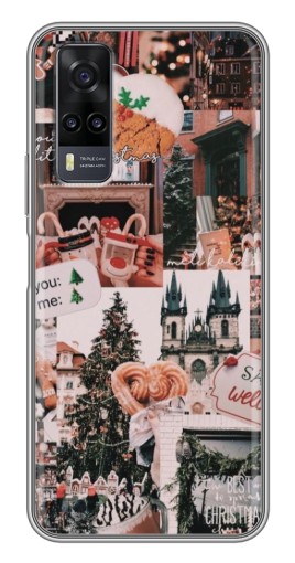 Силиконовый чехол с изображением "Новогоднее настроение" для ViVO Y31