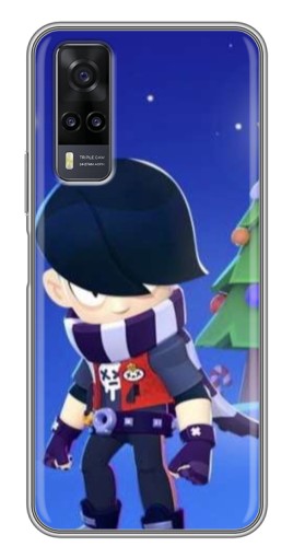 Чехол с печатью "Новогодний Эдгард" для ViVO Y31