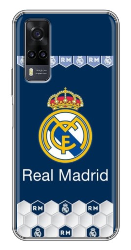 Силиконовый чехол с изображением "Реал Мадрид значок" для ViVO Y31