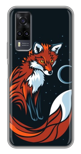 Чехол с картинкой "Рыжая лиса" для ViVO Y31
