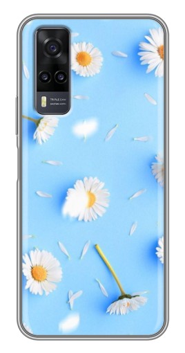 Чехол с принтом "Ромашковый фон" для ViVO Y31
