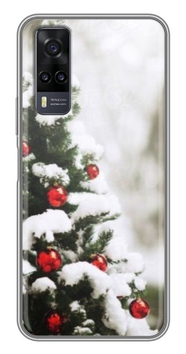 Чехол с картинкой "Рождественская елка" для ViVO Y31